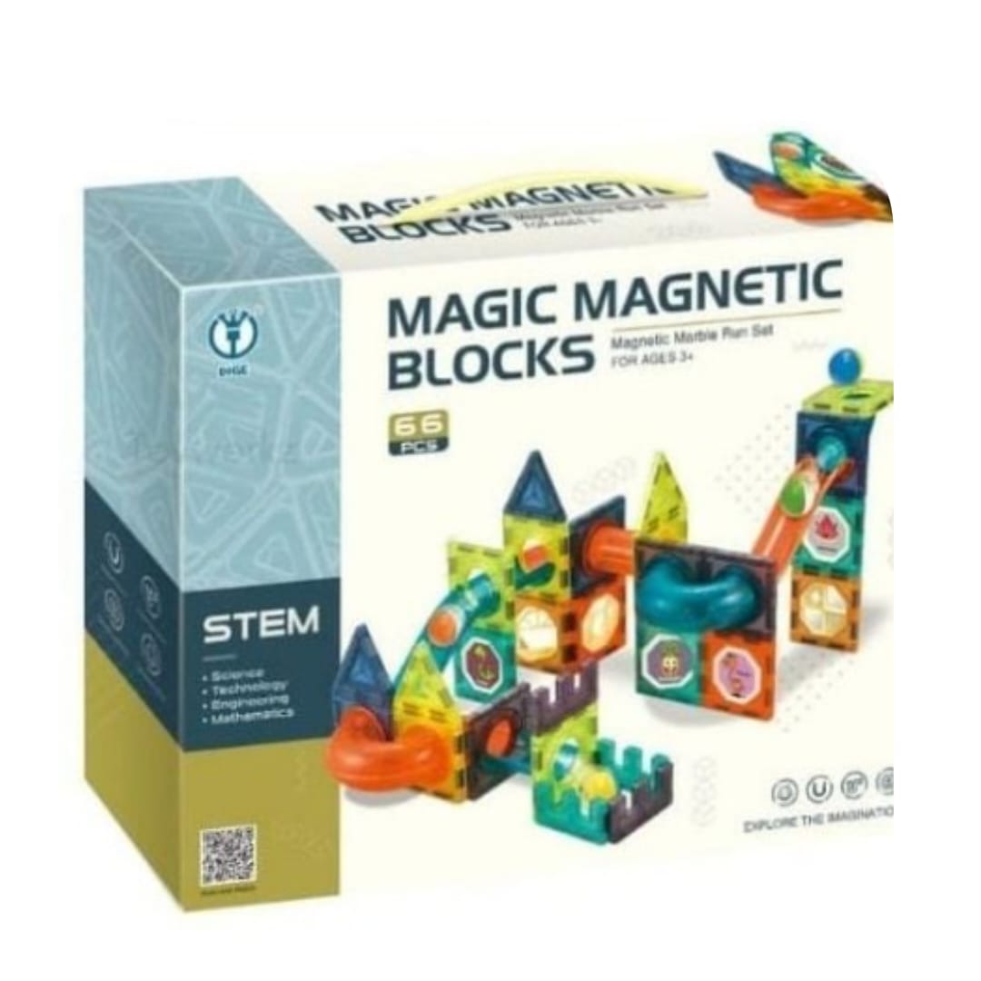 66 Pcs Magic Magnetic Blocks