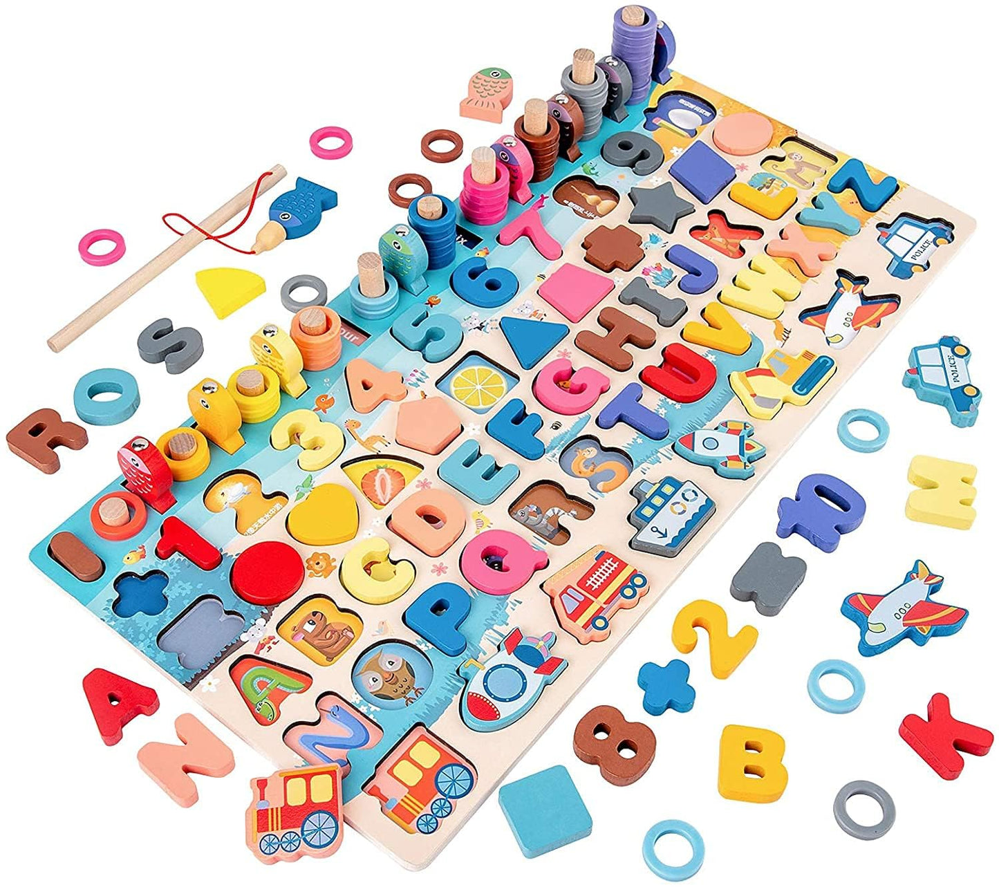 7 in 1 Wooden Board Game