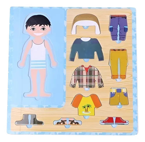 Wooden Dress Up Board