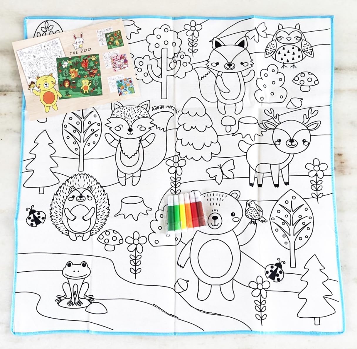 Washable Coloring Mat