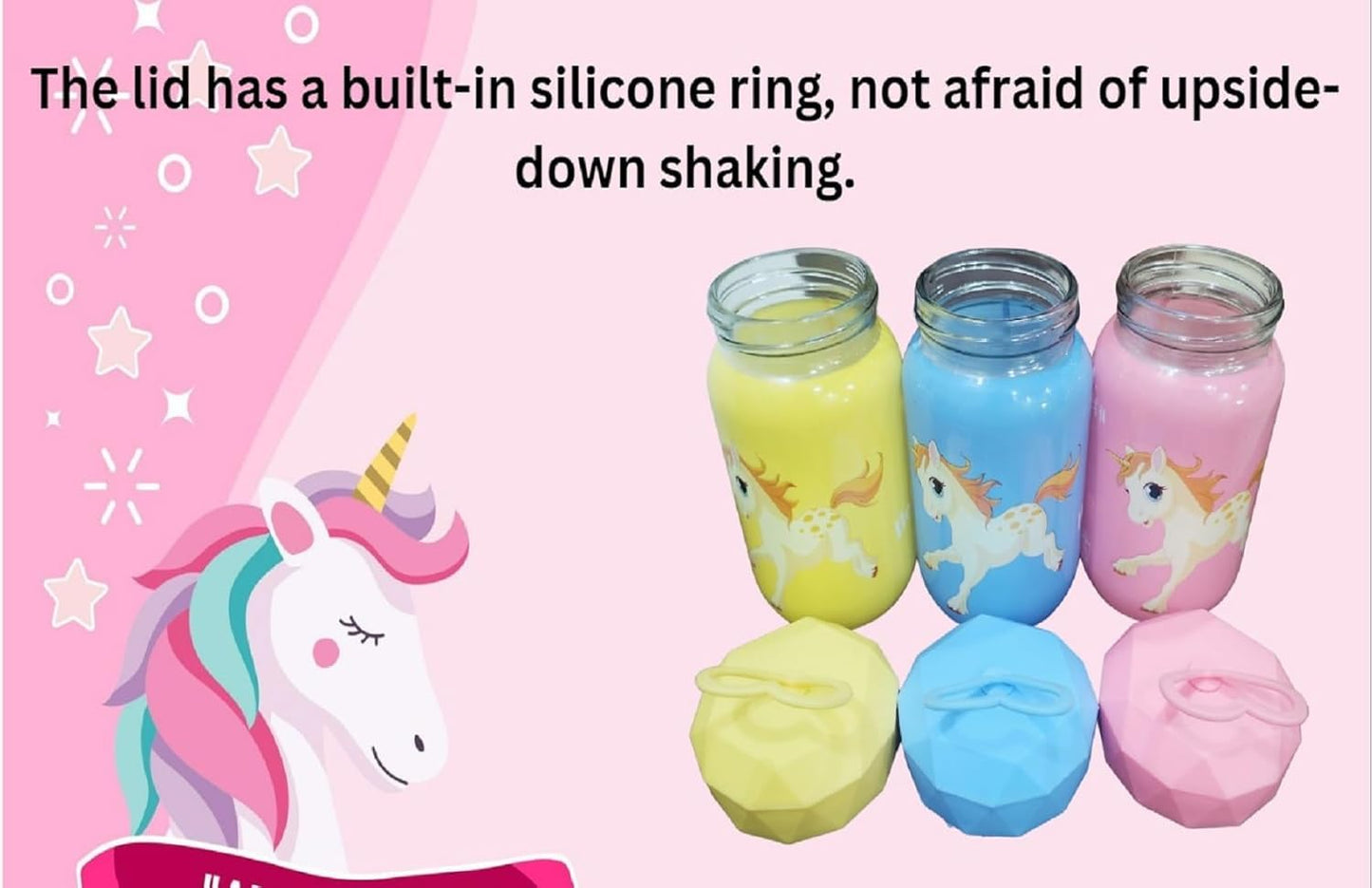 Unicorn Glass Bottle