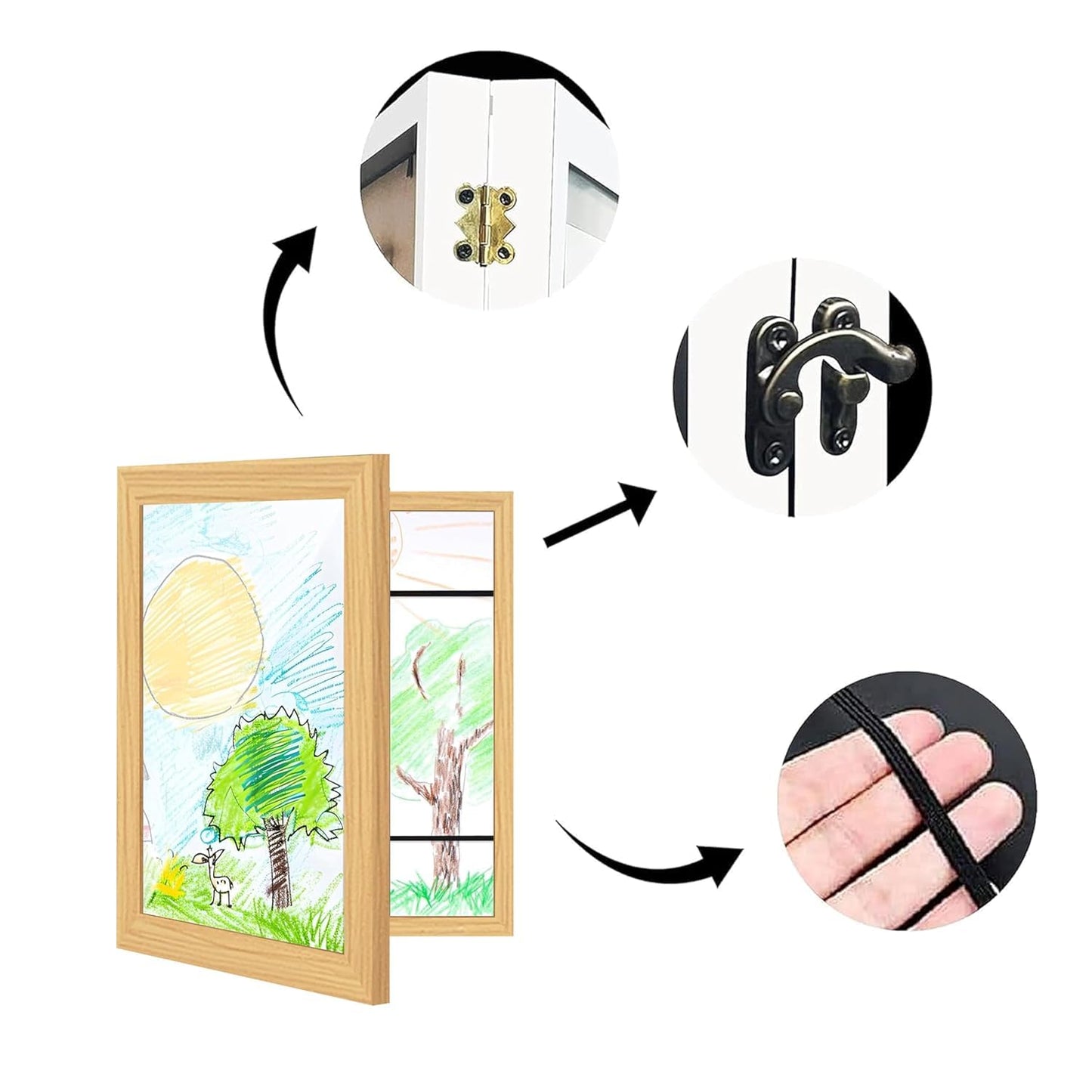 Wooden Art Work Photo Frame