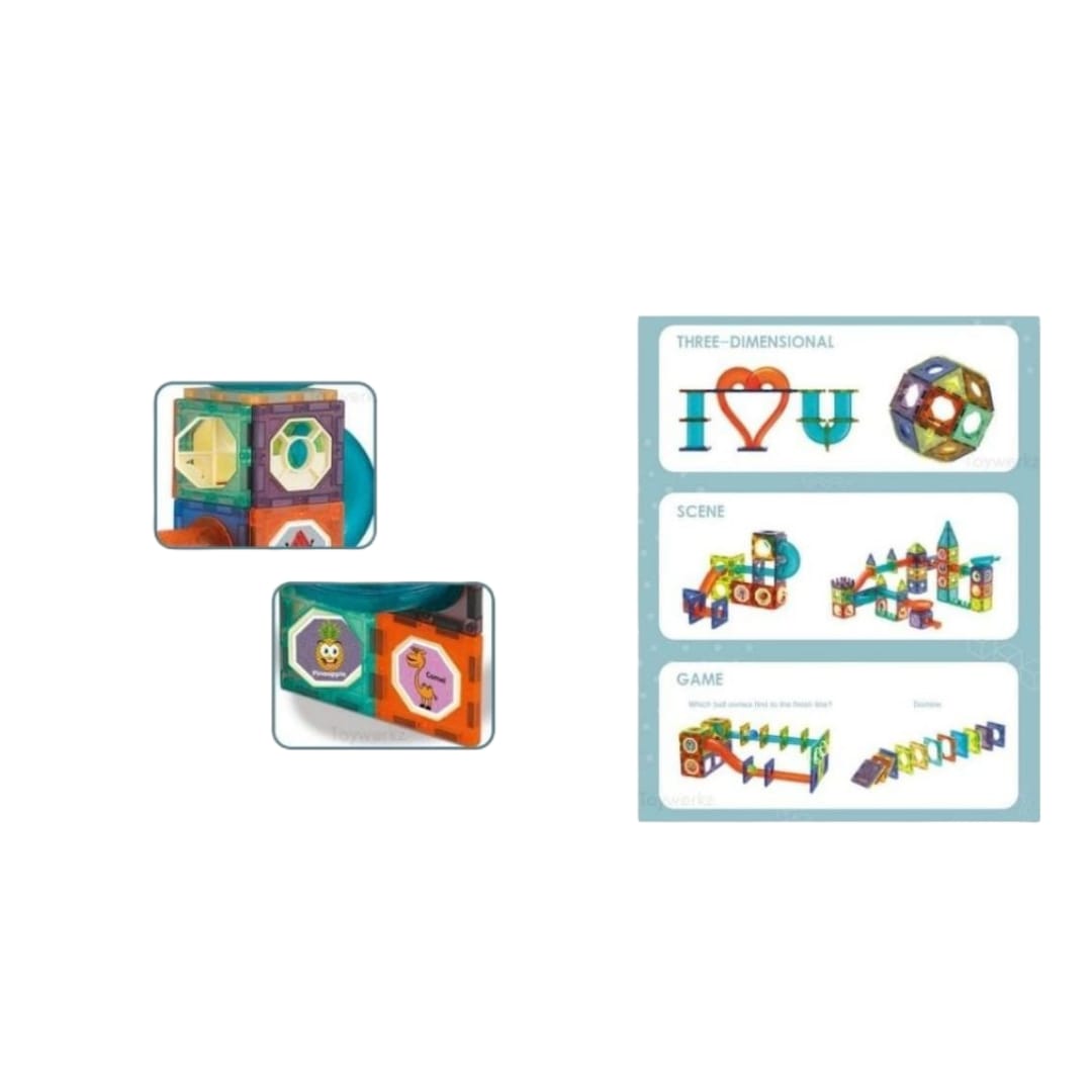 66 Pcs Magic Magnetic Blocks