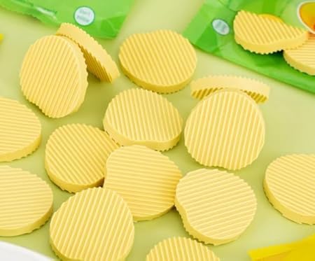 Potato Chip Shaped Erasers