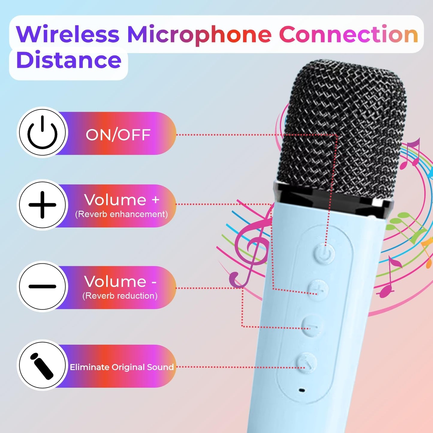 Karaoke 2 Mic with Speaker