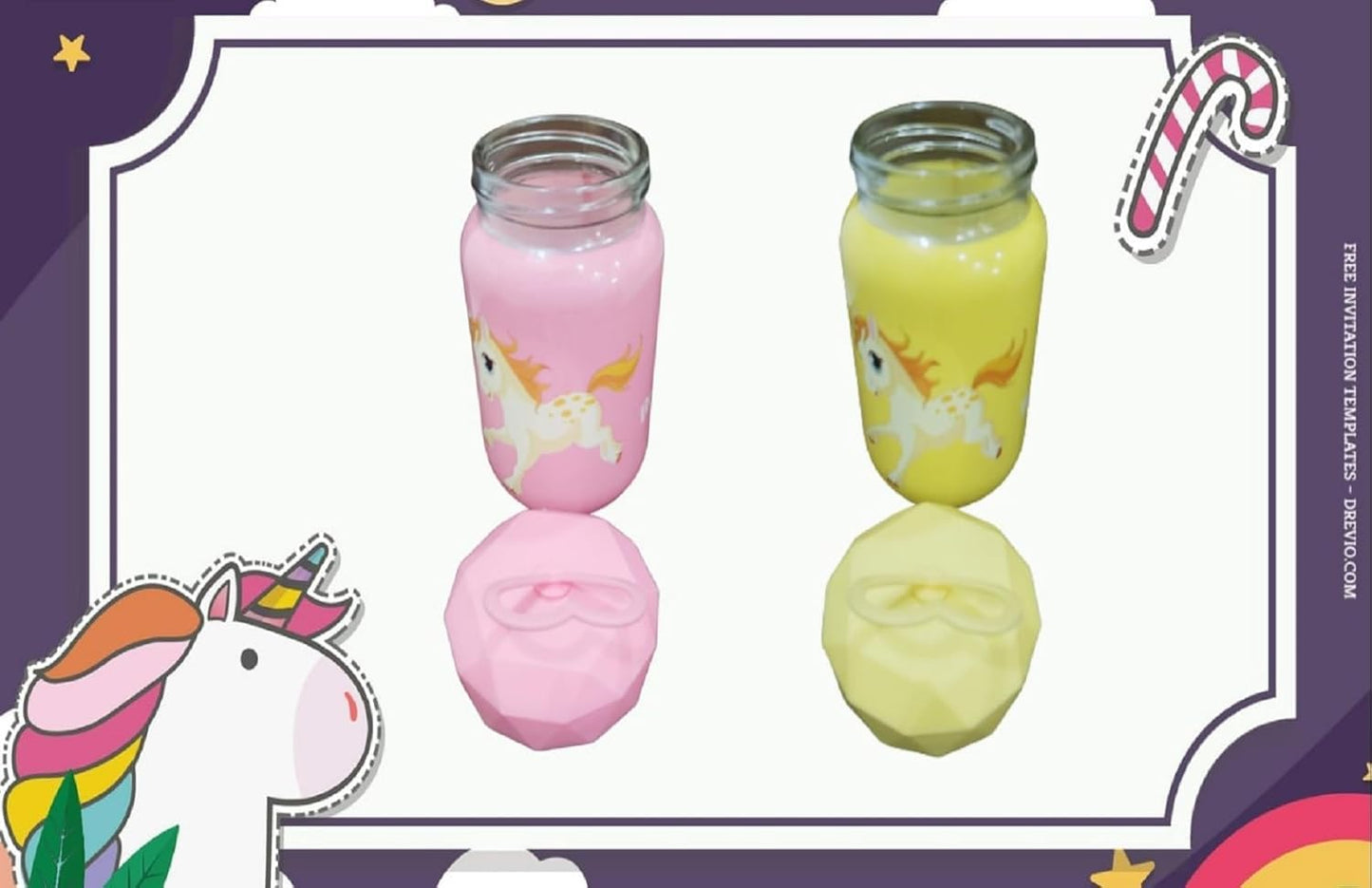 Unicorn Glass Bottle