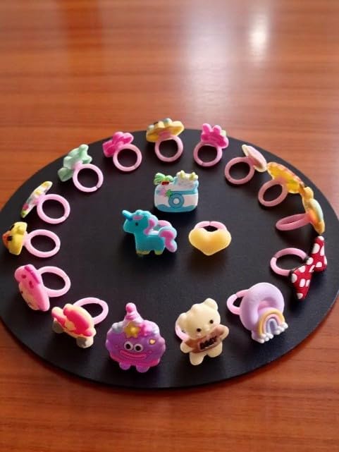 Cartoon Rings With Light