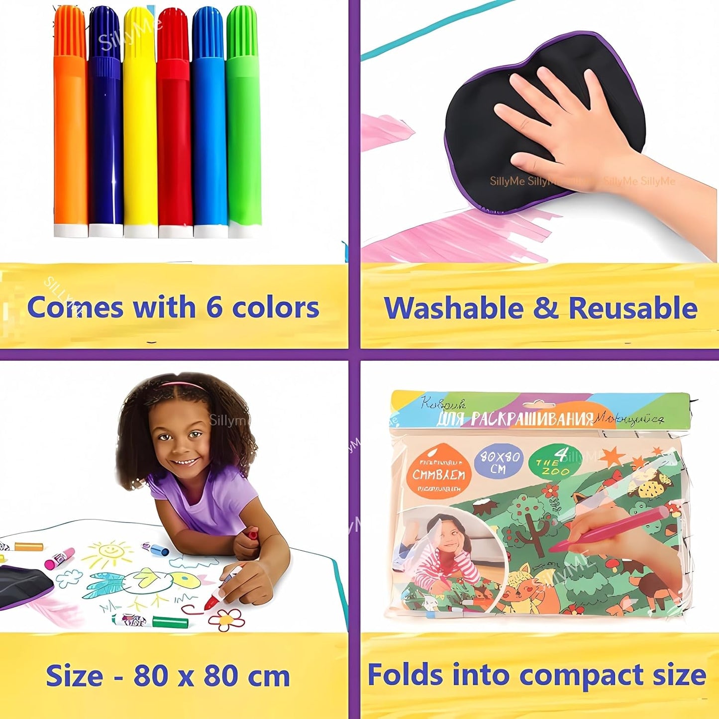 Washable Coloring Mat