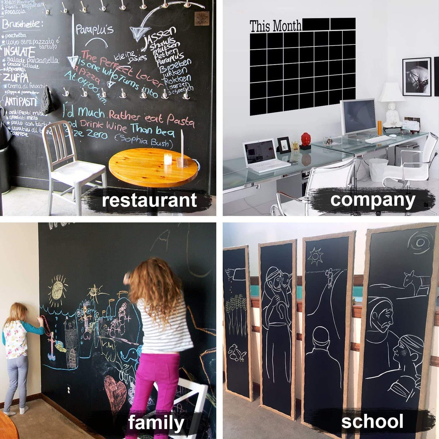 Black Board Sticker