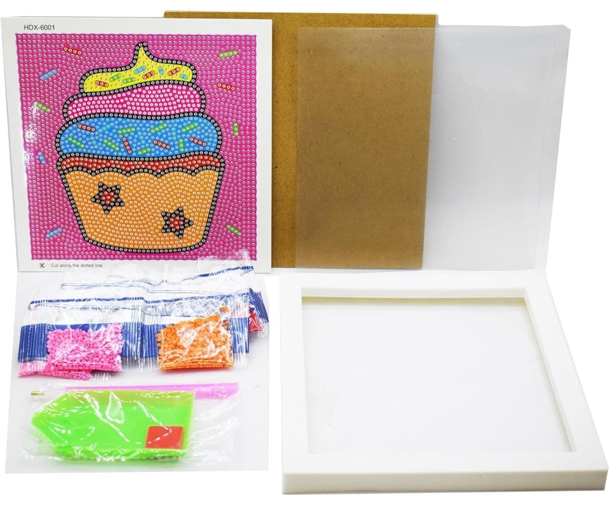 DIY 5D Diamond Painting Kit ( Cupcake)