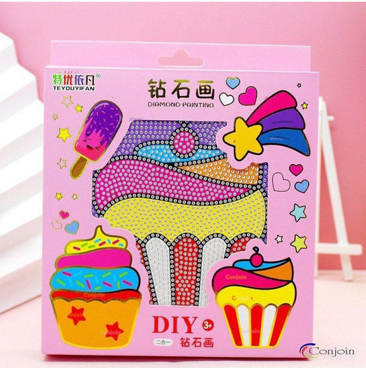DIY 5D Diamond Painting Kit ( Cupcake)
