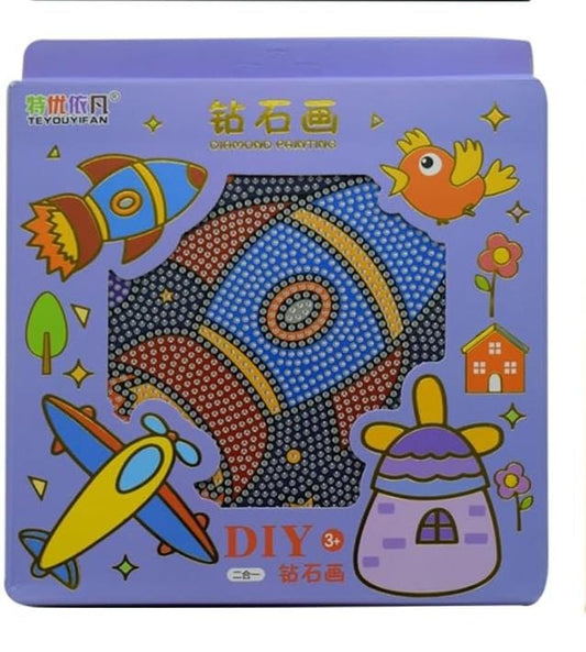 DIY 5D Diamond Painting Kit (Rocket)