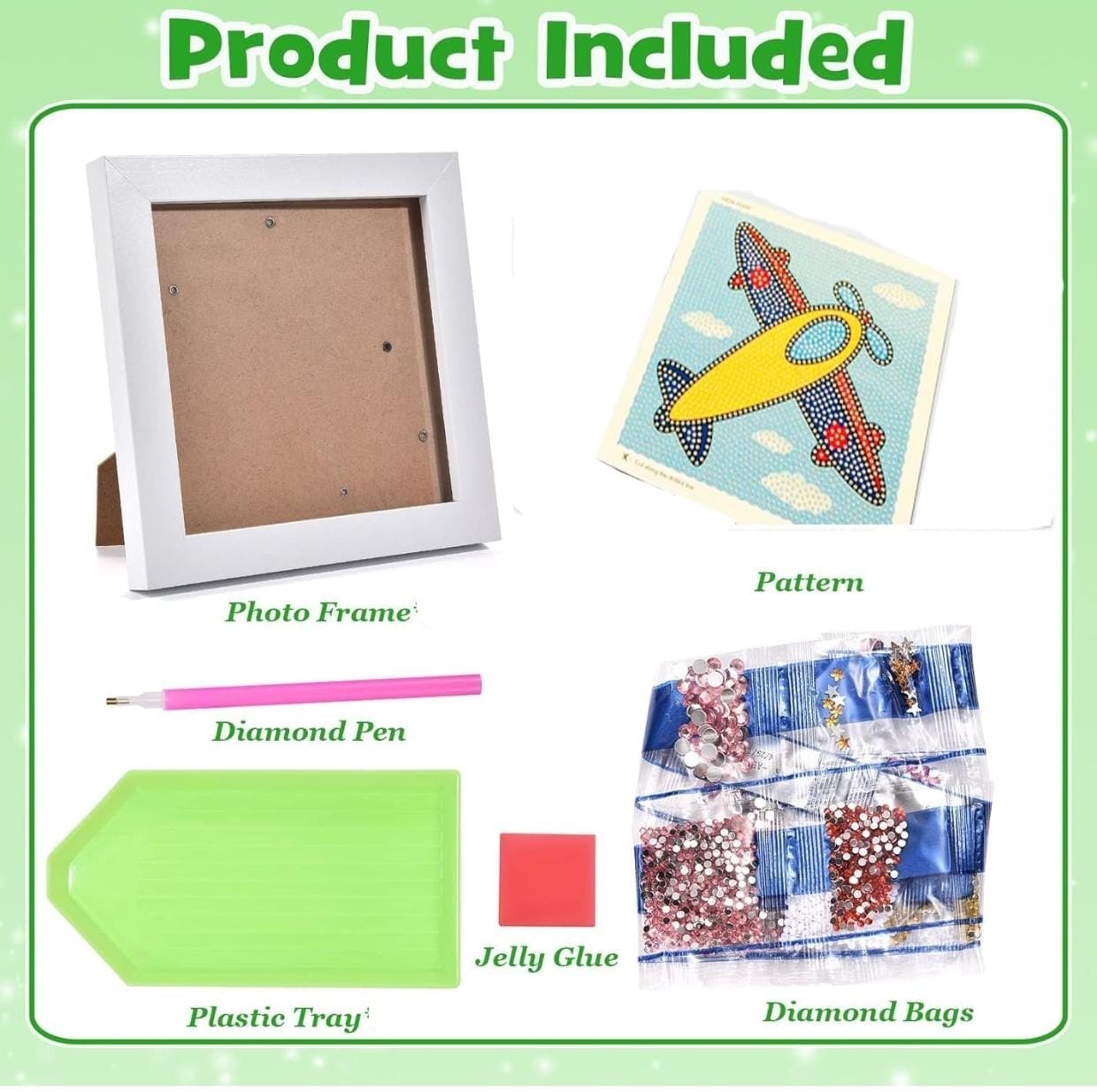 DIY 5D Diamond Painting Kit (Rocket)